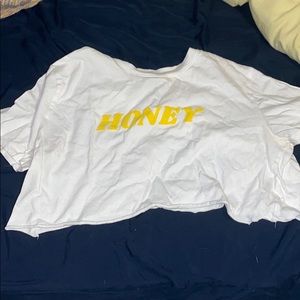 “Honey” Cropped Tee